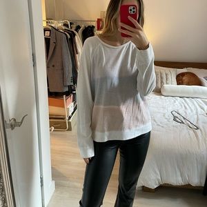Sundry white cozy top